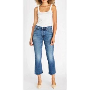Etica Josie High Rise Cropped Jeans Size 32 Canyon NWT $126 Button Fly